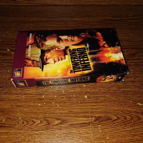 The Towering Inferno (VHS, 1999, 20th Century Fox) Steve McQueen Paul Newman - Picture 4 of 6